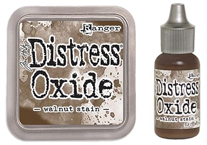 Special Bundle Ranger Tim Holtz Distress Oxide Ink Pad Walnut Stain + Reinker