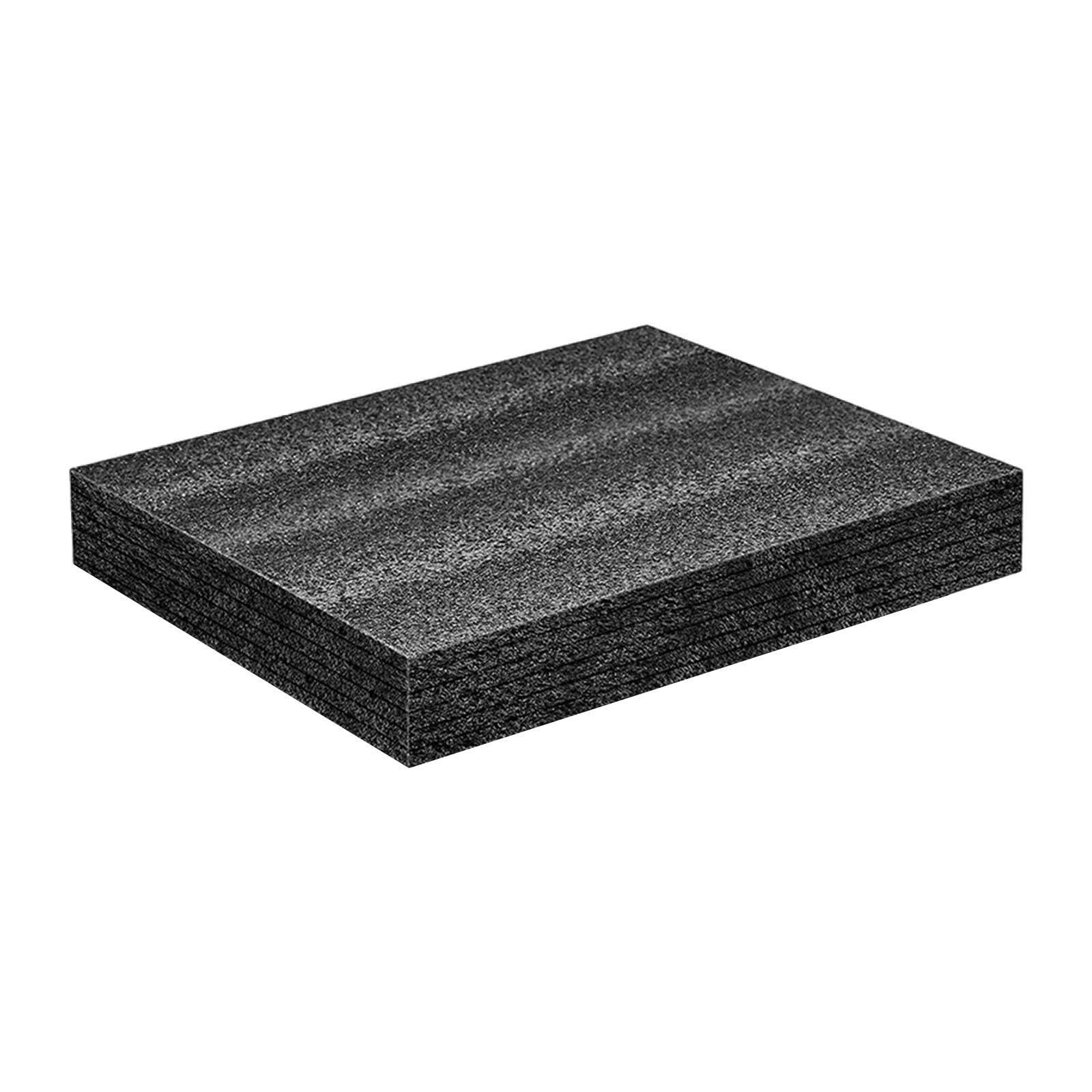 KTUXZCI Cuttable Foam Inserts Enable Easy Customization For Various Uses While Offering Cushioning Solutions For Safety Cushioning Inserts Protective Foam, Black, 30x25x5cm