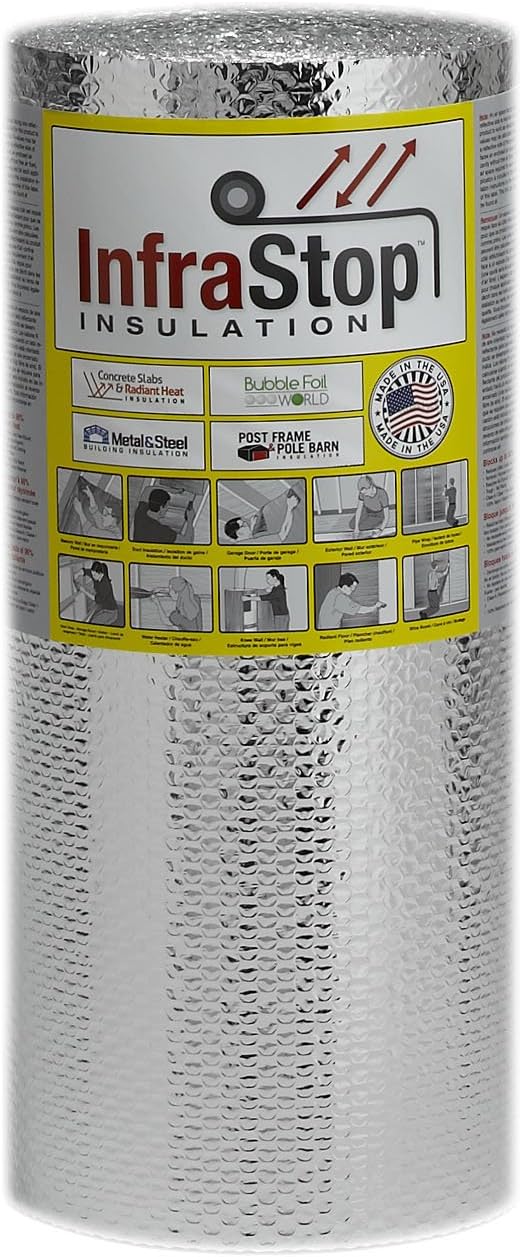 24" X 25' Double Bubble Reflective Foil Insulation