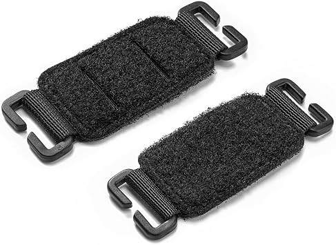 TACTICAL GEEK TCM7M Extended Multi-Function Loop Panels, No Sewing Patch Panel, Patches Display Molle Strips with Open Buckle2-Pack
