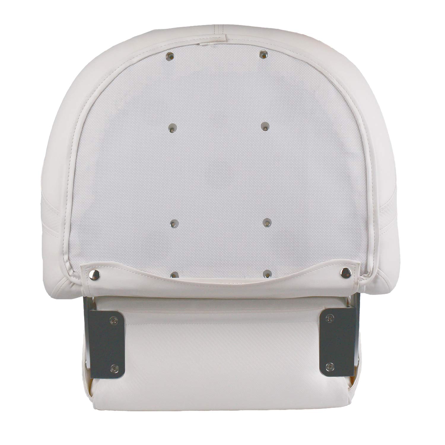 Leader Accessories Due toni Capitani Secchiello Sedile Barca Sedile Premium Sport Flip Up Boat Seat (Modello A - Bianco)