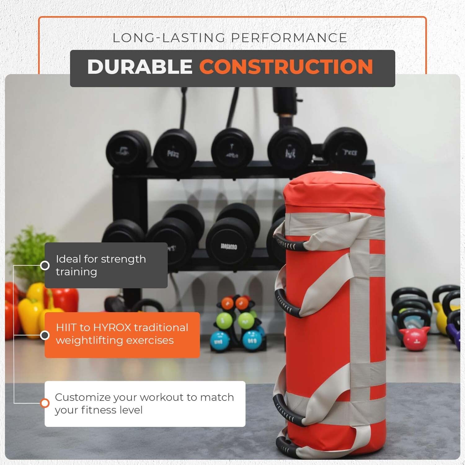 Power Weight Bag – Sacco da boxe per boxe, kickboxing, arti marziali, diverse opzioni di peso da 5 kg a 30 kg