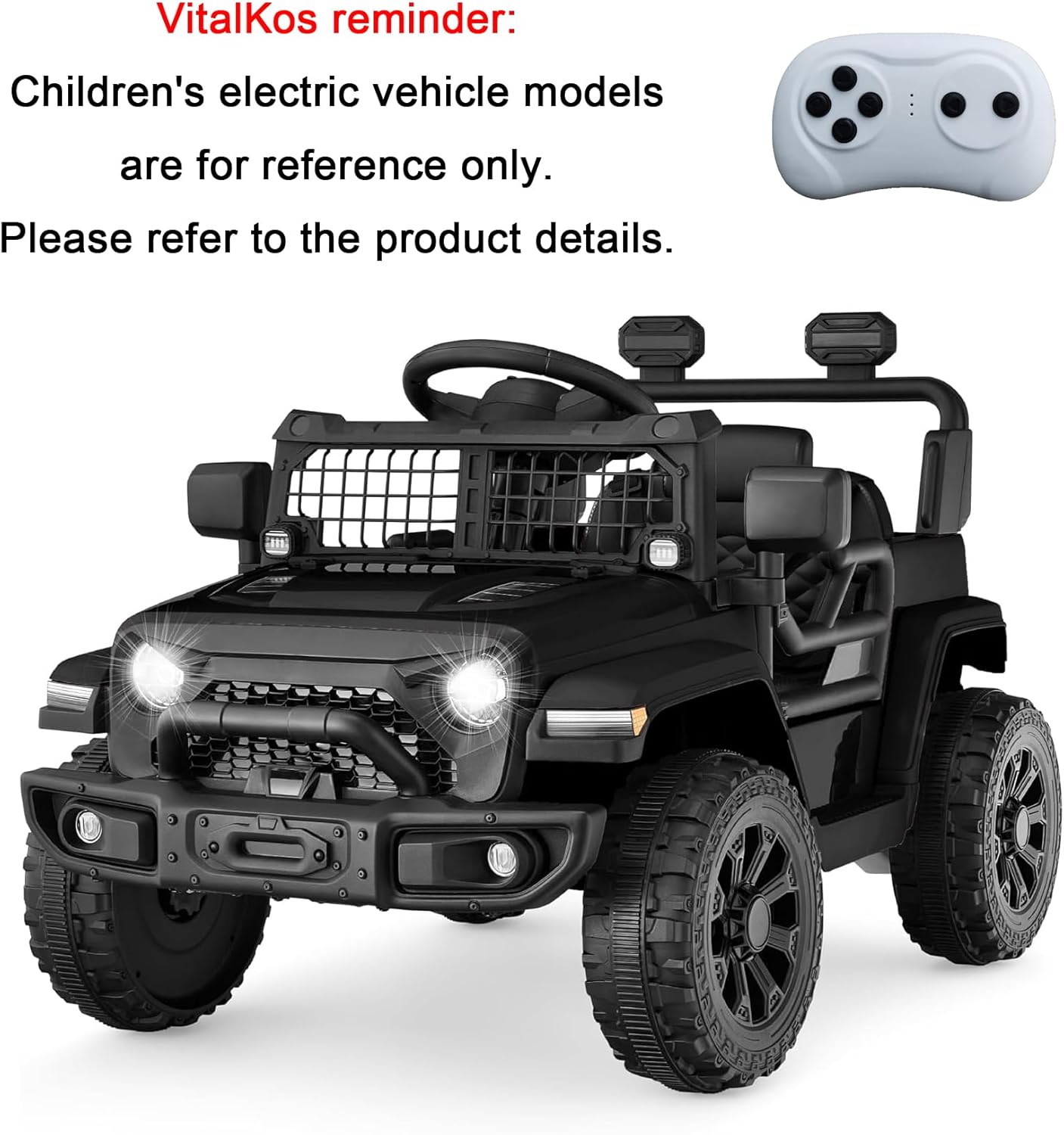 Replacement CST-1A Remote Control for Kids Ride Mini Truck car,2.4ghz Bluetooth Ride on car Remote Control,Compatible with Best Choice Products TOBBI Jeep Chevrolet Silverado