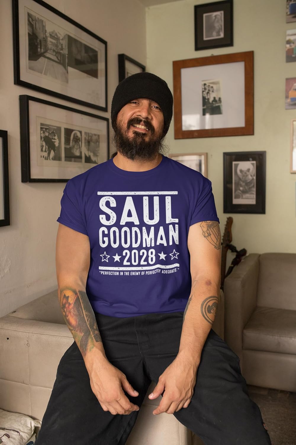 Saul Goodman 2028 - Perfection - Funny Law School Lawyer Show Humor Xs-6x - 3 Colors Soft - Unisex Tee