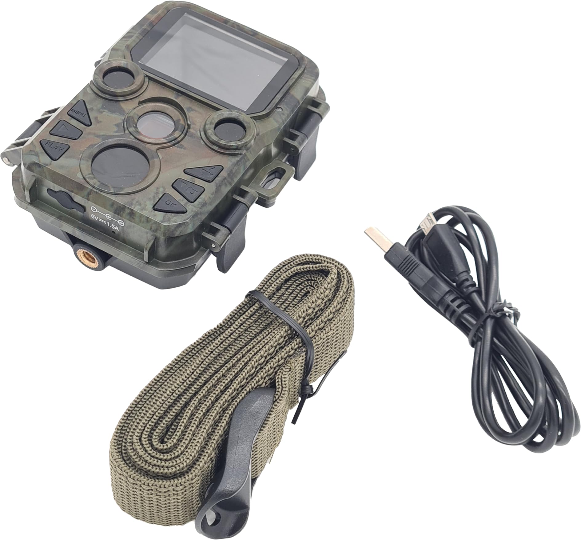 Berger + Schröter Mini 12MP Wildkamera bis 32 GB Full HD PIR Bewegungsmelder 850nm Black-LEDs Video und Tonaufnahme Nachtaufnahmen IP54 Wasserdicht