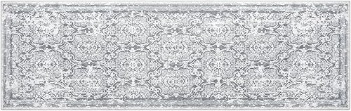 Miniatura 8 de Vaukki Alfombra de pasillo para pasillo alfombra de lavandería suave vintage alfombra antideslizante para entrada alfombra de área de cocina lavable