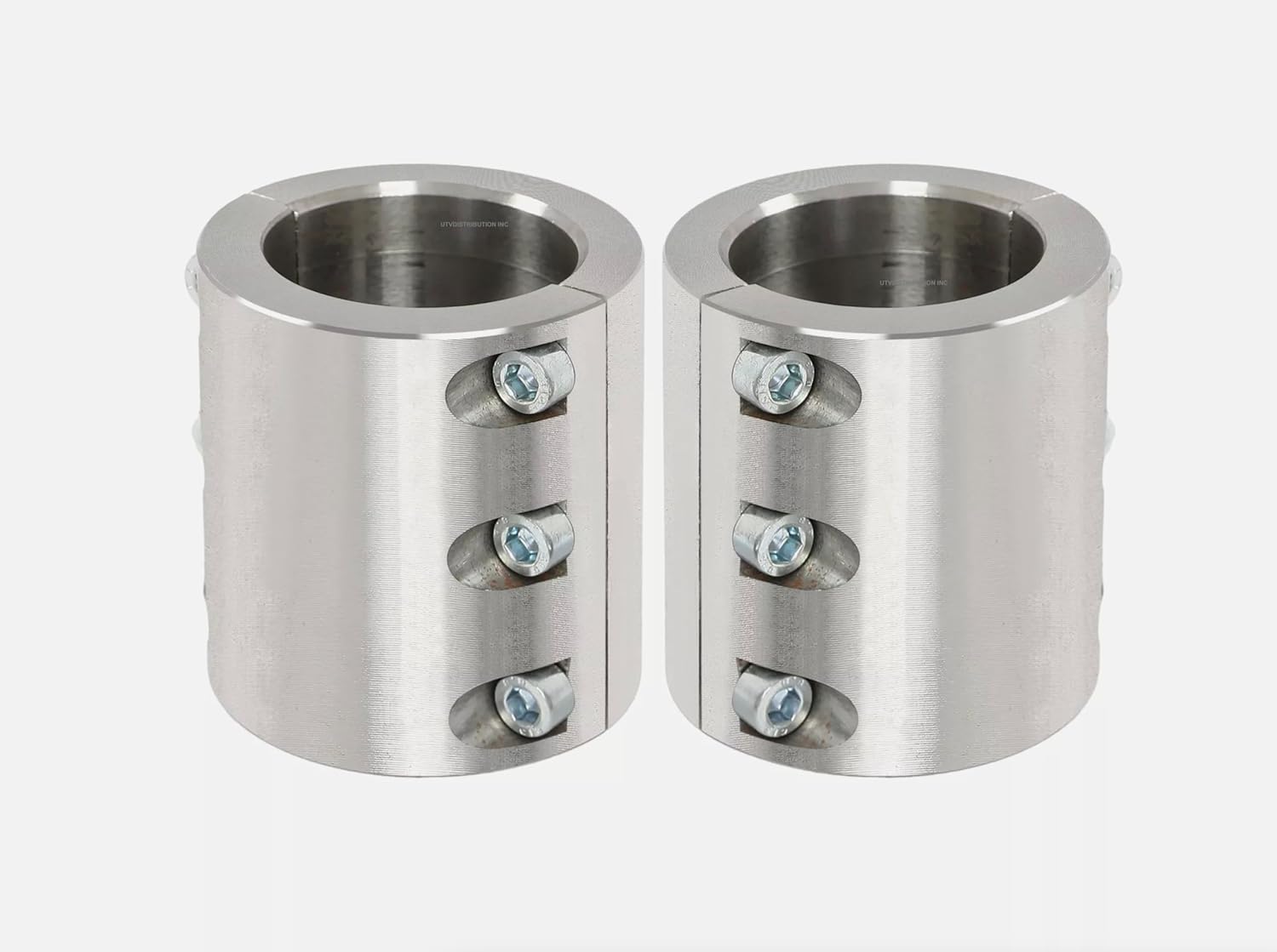 UTVDistribution Steel weldable tube clamps bolt on 1.875" 1-7/8" roll cage mounts (2)