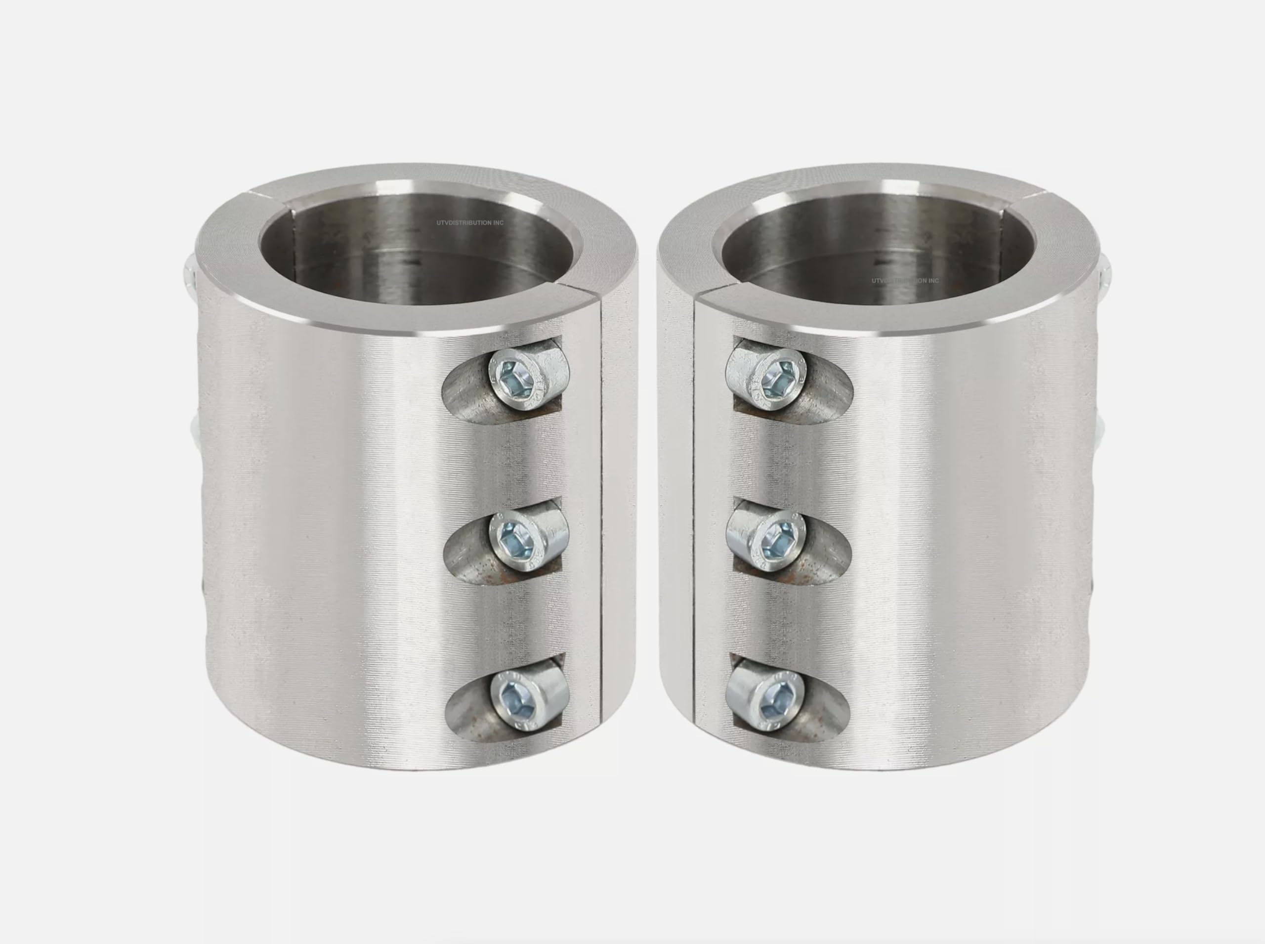 UTVDistribution Steel weldable tube clamps bolt on 1.875" 1-7/8" roll cage mounts (2)