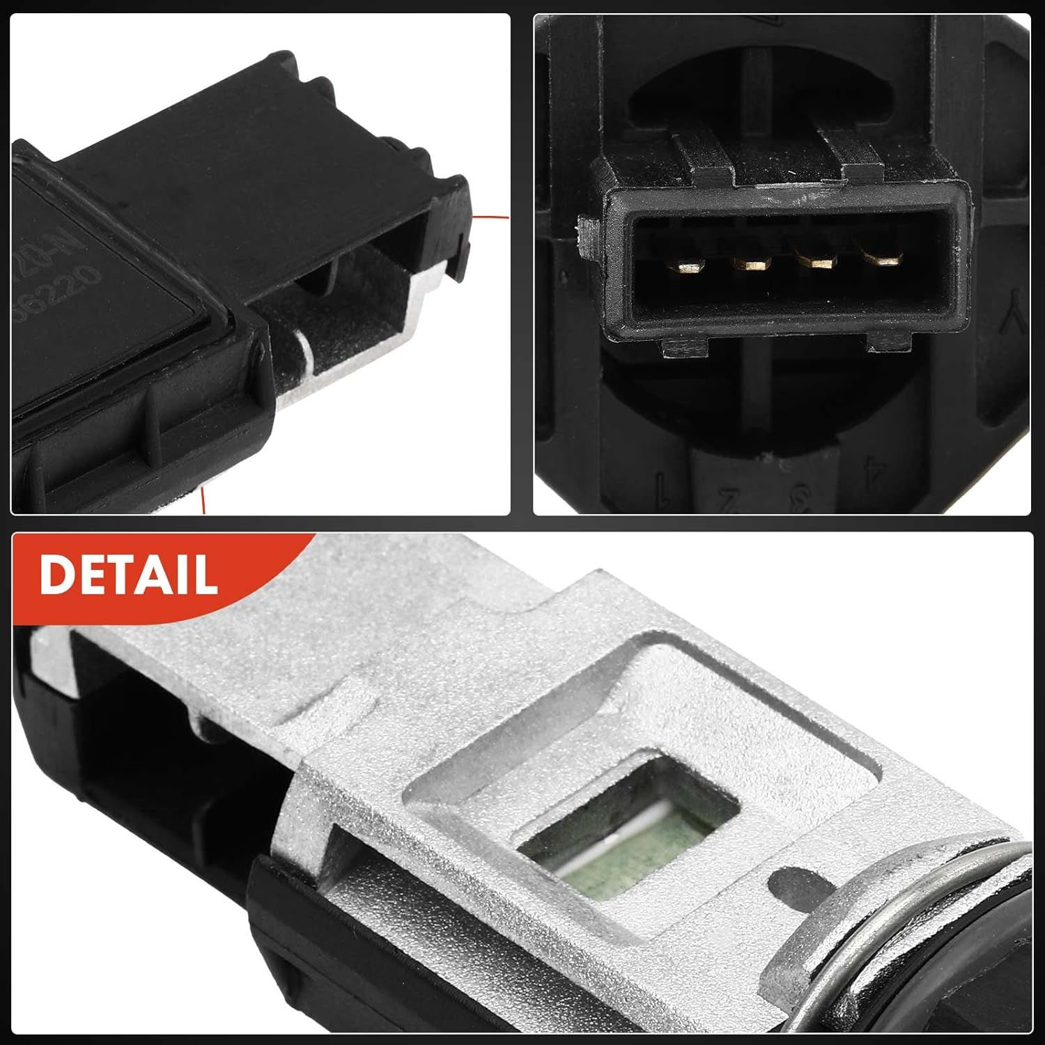 A-Premium Mass Air Flow Sensor Meter [W/ 4Pins, 5Cyl 2.4L Only] Compatible with Volvo 850 1993 1994, DOHC