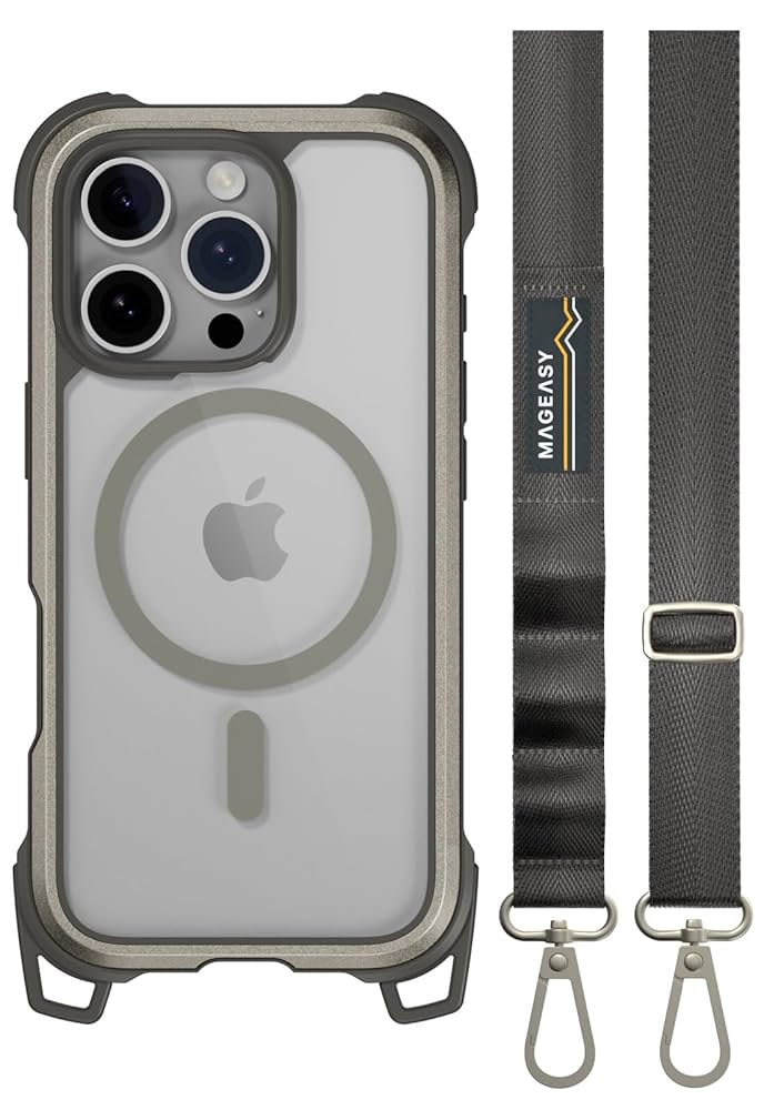 2025新製品 iPhone Pro ケース MagEasy ストラップ2WAY 2025新製品 iPhone Pro ケース MagEasy ストラップ2WAY