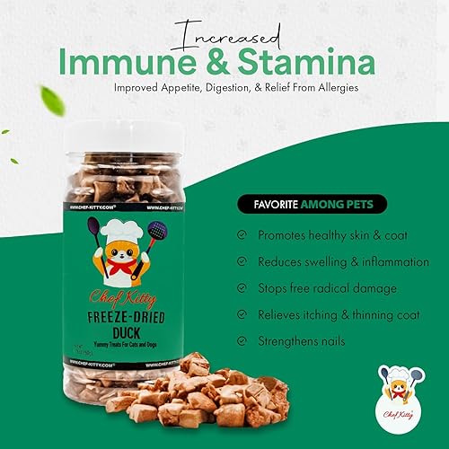 Miniatura 70 de Freeze-Dried Chicken Heart Treats for Cats & Dogs – 100% Human Grade, Single Ingredient, High-Protein, Healthy Snack – No Additives or Preservatives