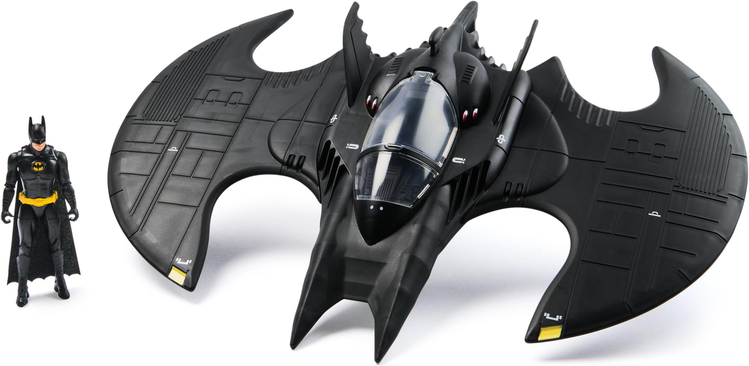 DC Batman, Batwing and 10-cm Batman Set, 1992 Batman Returns Action Figure and 1989 Batwing, Limited Edition 85th Anniversary Collectible Kids’ Toys for Boys and Girls Aged 3 and Up
