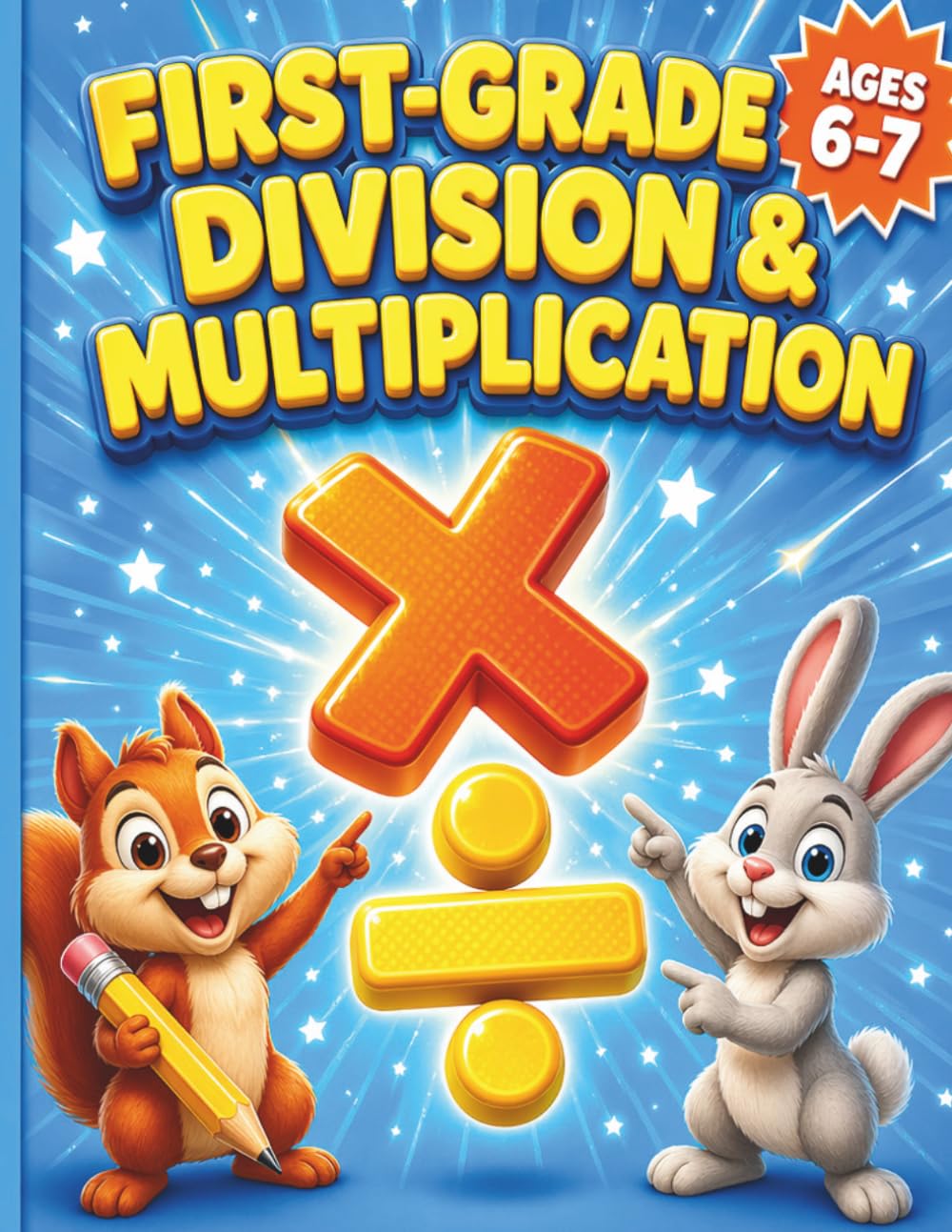 First-Grade Division & Multiplication: 1st Grade Math Workbook For Beginners Introductory Division And Multiplication Practice Problems With Solutions Included