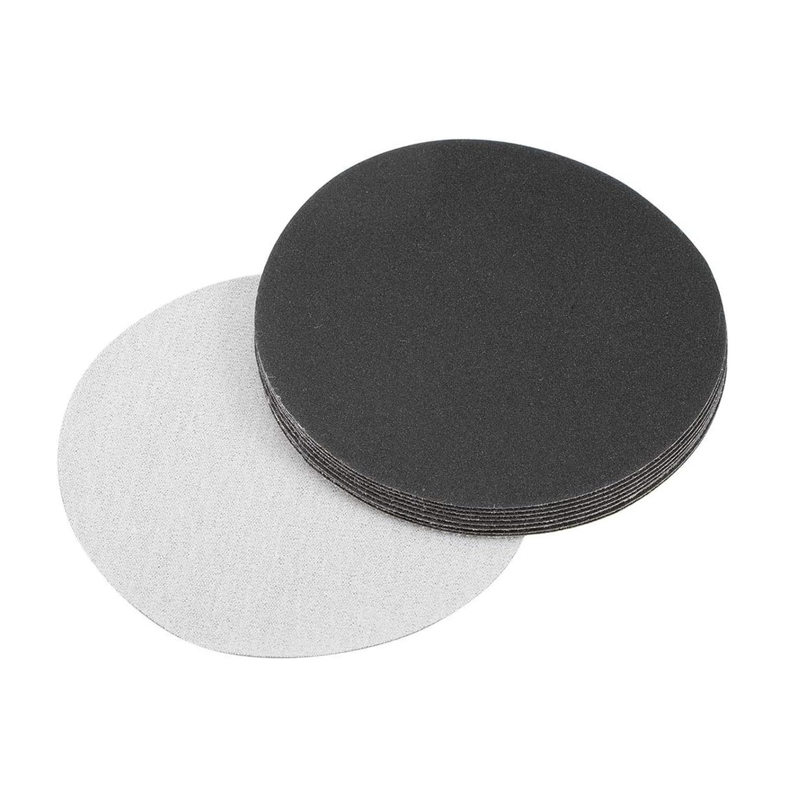 TA-VIGOR 10 Pcs 5 Inch Wet Dry Hook and Loop Sanding Discs 240 Grit, Random Orbital Sandpaper No-Hole for Automotive and Woodworking