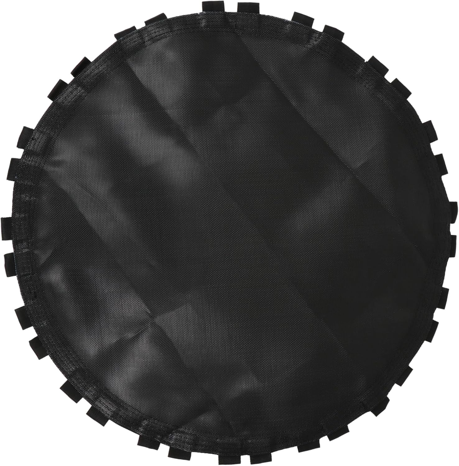 BESPORTBLE 1pc Trampoline Mesh Trampoline Jumping Mat Bounce Rebounder Cover Black Jumping Mat Round Outdoor tress with Hooks Fitness Jump Cloth Replace