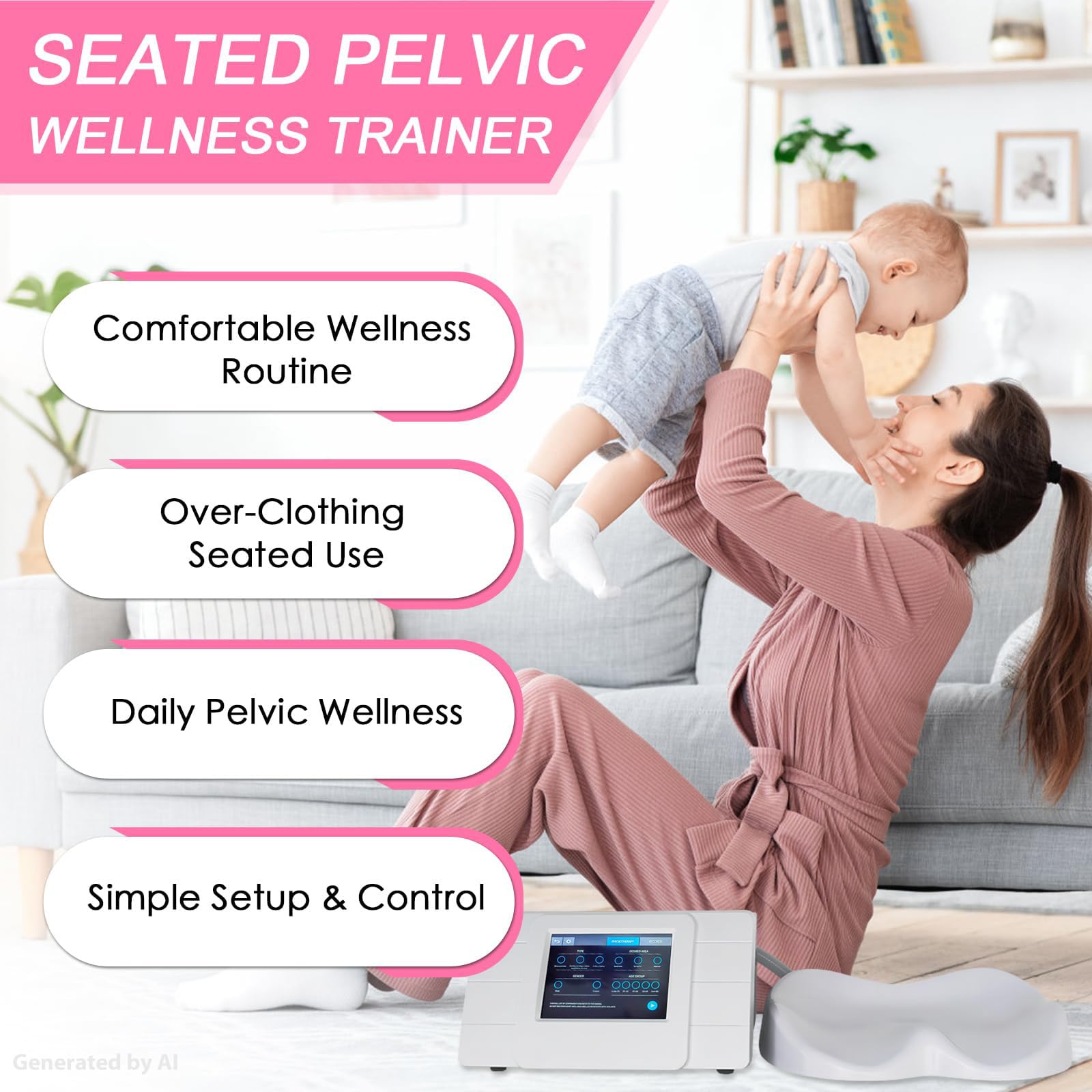 Pelvic Floor Exerciser - Strengthen Muscles at Home -3 Pelvic Floor Exerciser - Strengthen Muscles at Home -3