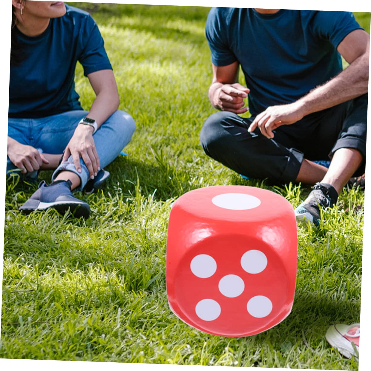 Kisangel Dadi Giganti Di Schiuma Da 20 Cm, Dadi Colorati Per Giochi Educativi e Feste, Dado Leggero e Portatile Per Attività Ludiche in Casa, Scuola e Riunioni Sociali