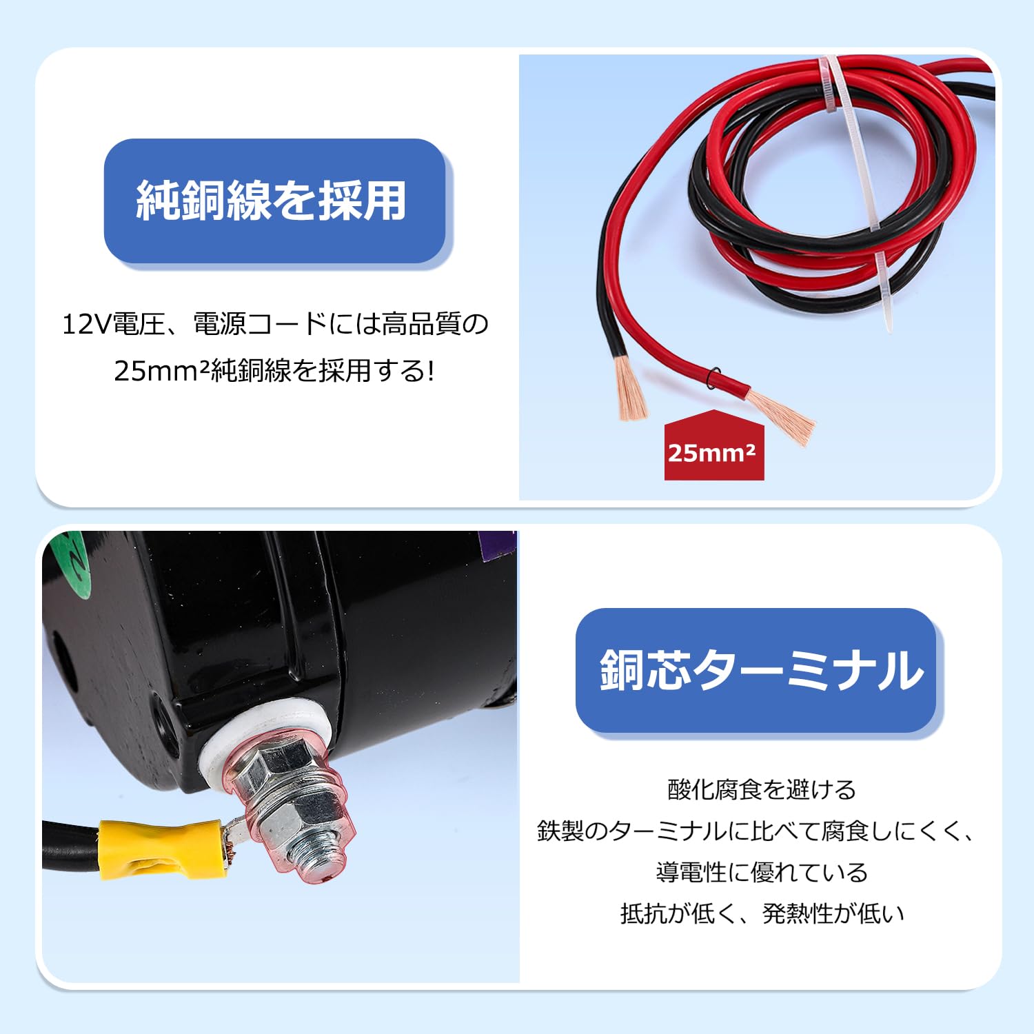 Amazon.co.jp: NEWTRY 電動ウインチ 12V ウインチ 電動ホイスト 