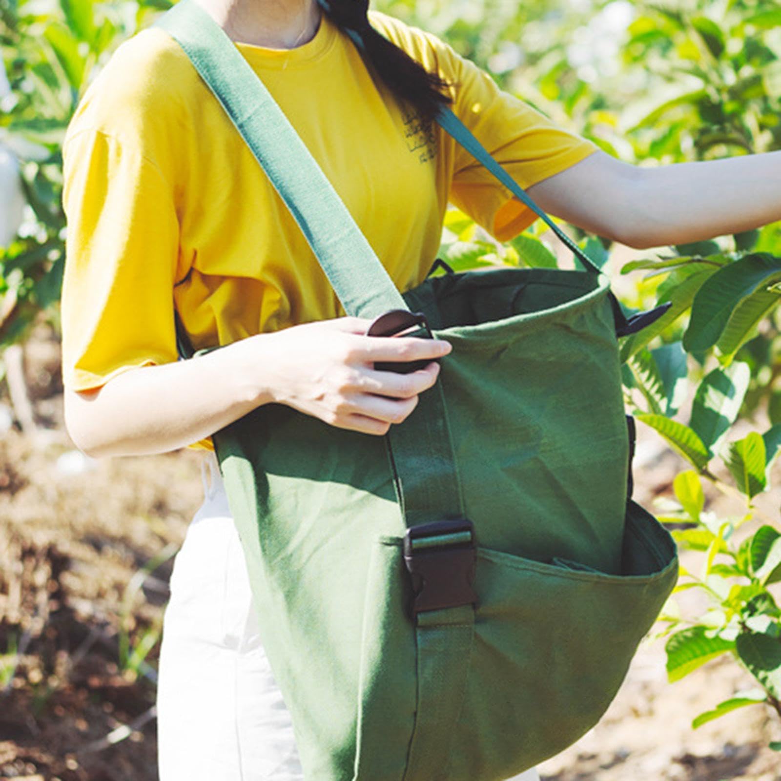 MERIGLARE Grand sac de cueillette de fruits tablier de jardin tablier de cueillette de cueillette de jardin pour aides agricoles
