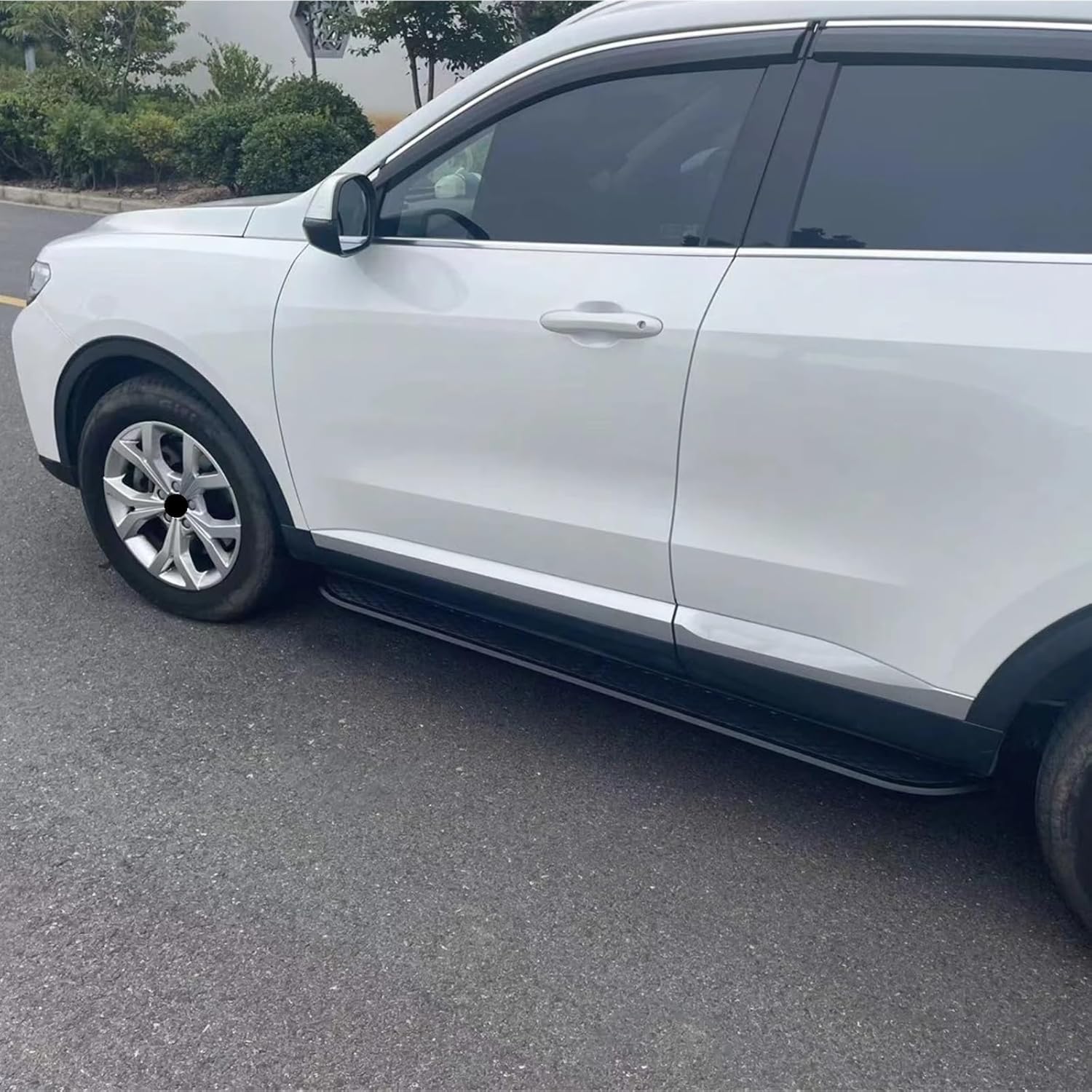 Compatible for MG HS 2018-2024 Running Board Side Step Bar Aluminium 2 Pcs Car Side Running Boards
