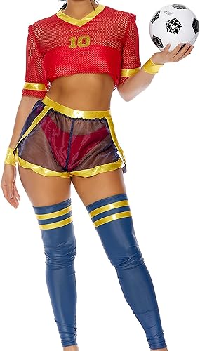 Forplay Disfraz sexy de jugador de fútbol para mujer