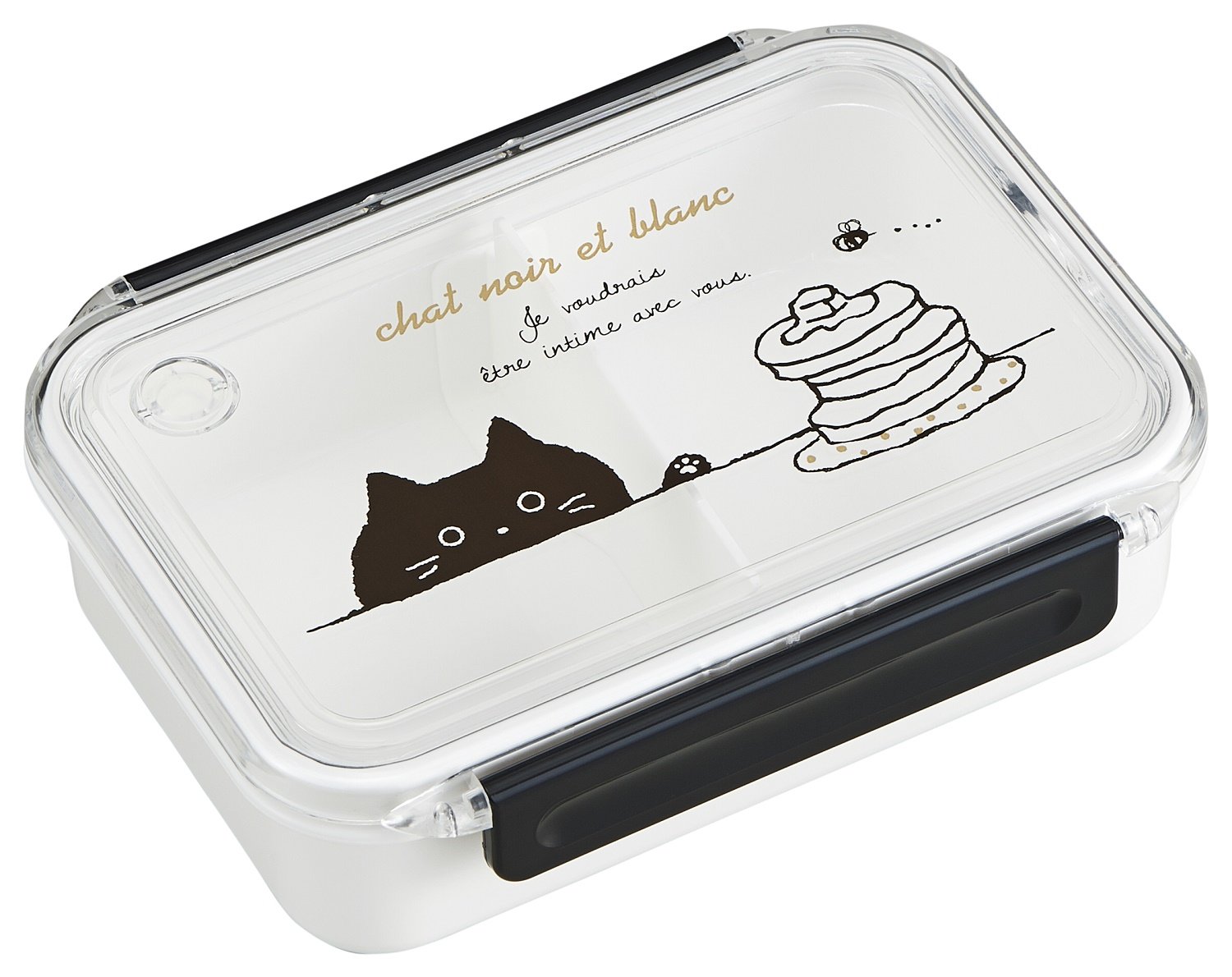 OSK Oh échapper boîte à Lunch Noir et Blanc (avec partition) PCL-1 Noir