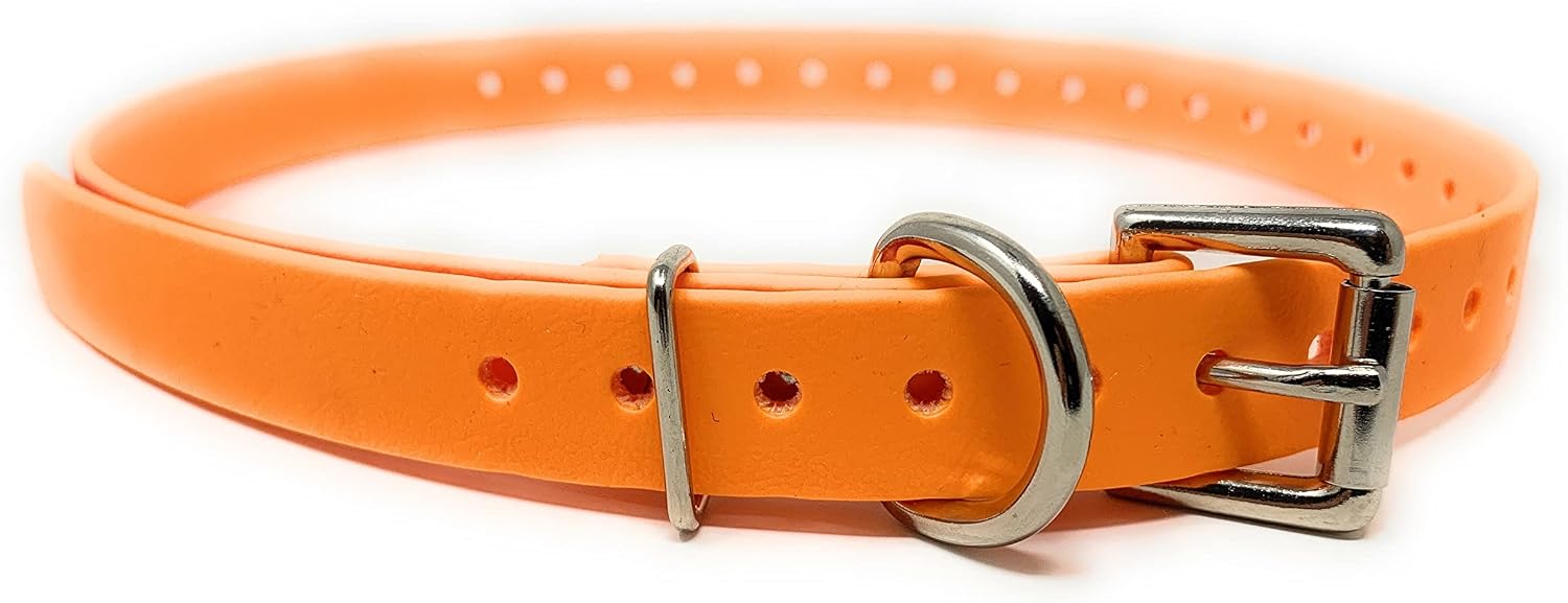 Biothane 3/4" Replacement Straps for All E Collar Systems - 8 Colors (Neon Green)