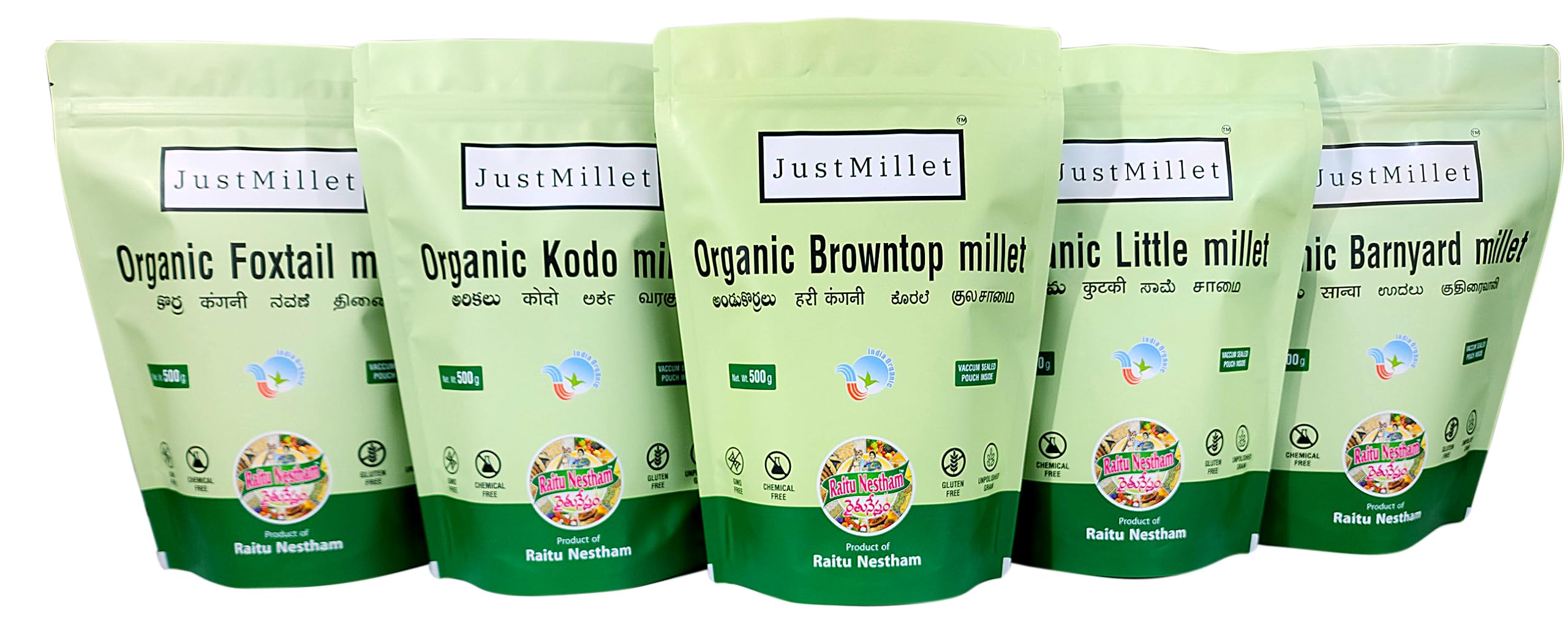 See full amazon price history chart for Raitu Nestham (Combo Pack of 5 millets ) Foxtail Millet (500g), Little Millet (500g), Kodo Millet (500g), Barnyard Millet (500g), Browntop Millet (500g) | Rich in Protien & High Fibre Natural Grain (2.5kg)(Pack of 5) Raitu Nestham (Combo Pack of 5 millets ) Foxtail Millet (500g), Little Millet (500g), Kodo Millet (500g), Barnyard Millet (500g), Browntop Millet (500g) | Rich in Protien & High Fibre Natural Grain (2.5kg)(Pack of 5) (B0BMLGPWQB) Amazon Price History, Amazon Price Tracker