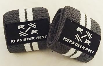 Wrist Wraps - 16" 1 Pair/2 Wraps for Weightlifting/Powerlifting/Bodybuilding/Crossfit/Strength Training/MMA/UFC - Men and Women - Superior Hand/Wrist Support and Protection