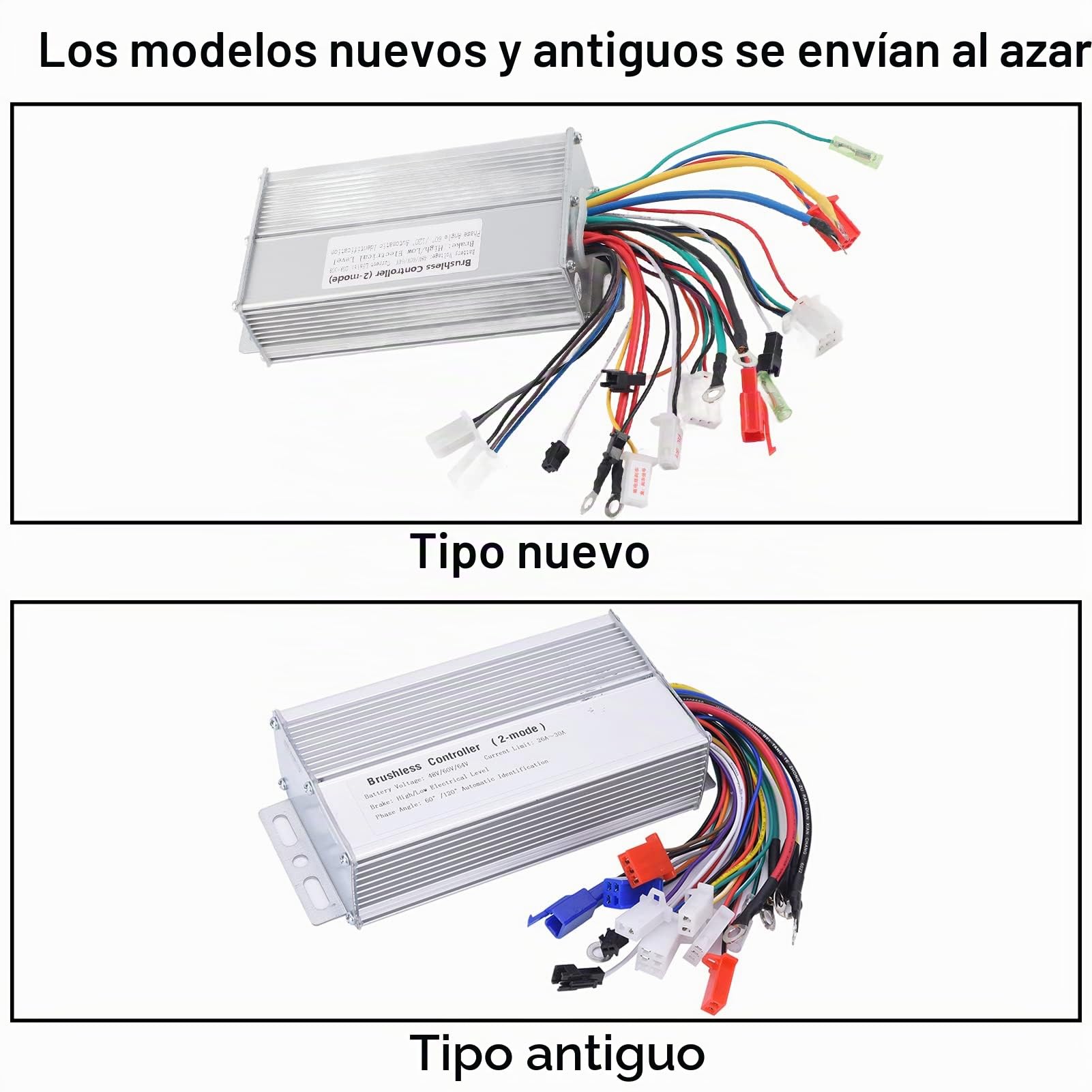 KIMISS Controlador de Motor sin Escobillas para Bicicleta Eléctrica, 48V-64V 1000W-1500W, Compatible con Scooters, Alta Potencia y Eficiencia