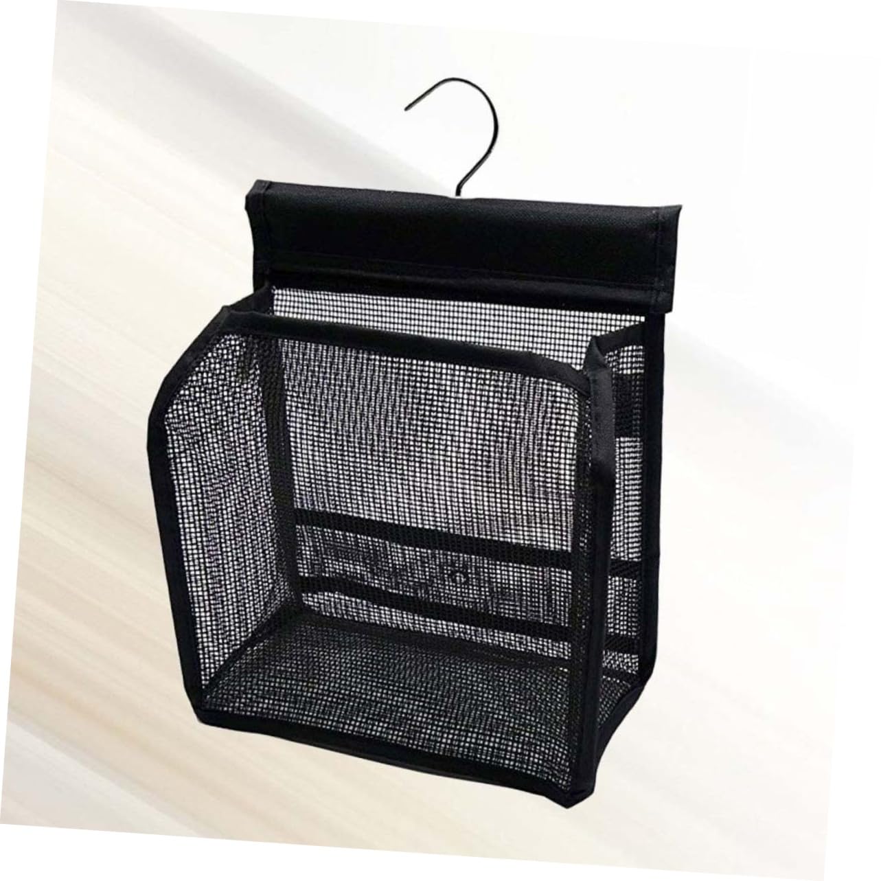 iplusmile Cestino Portaoggetti Doccia 3 Pezzi in Pvc Nero per Bagno | Struttura Collegabile, Interno Profondo, per Accessori Doccia, Adatto a Viaggio e Uso Quotidiano