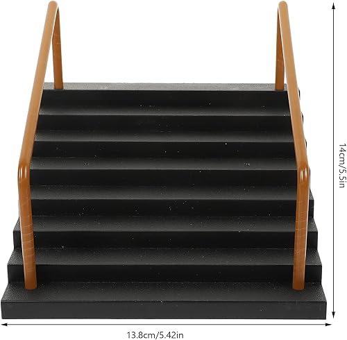 Miniatura 22 de Alasum Juego de rampa de patineta de dedo, juego de rampa de patineta de dedo, mini juguetes de dedo, obstáculo para bicicleta, scooters, rampa