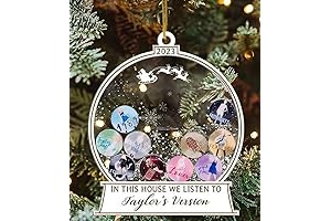 in This Car We Listen to Taylor Swift Ornament