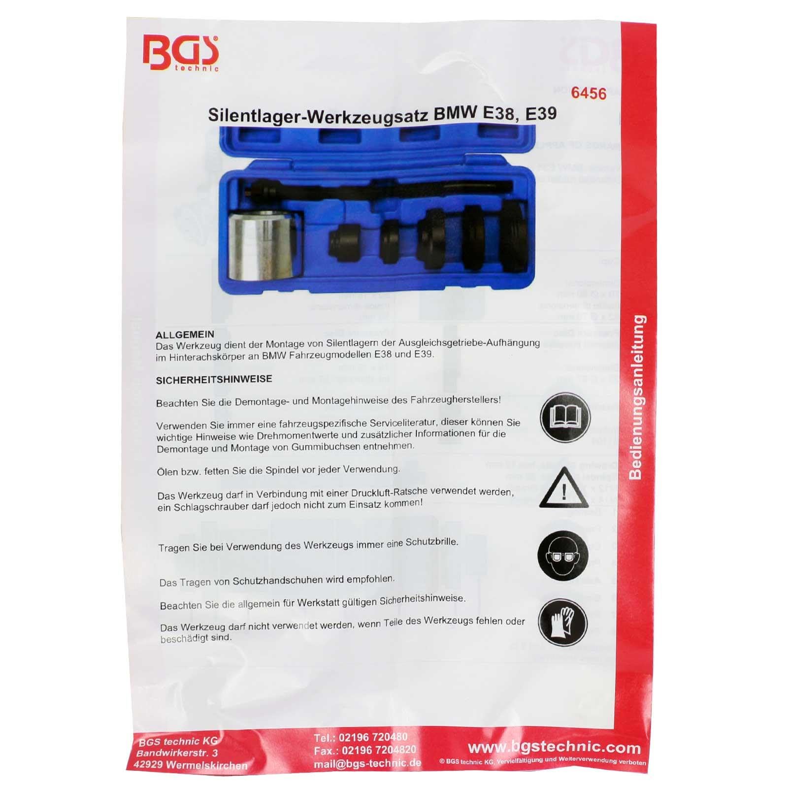 Brilliant-Tools Silentlager-Werkzeug-Satz für BMW 14-teilig (BT672050) ab 59,49 € | Preisvergleich bei