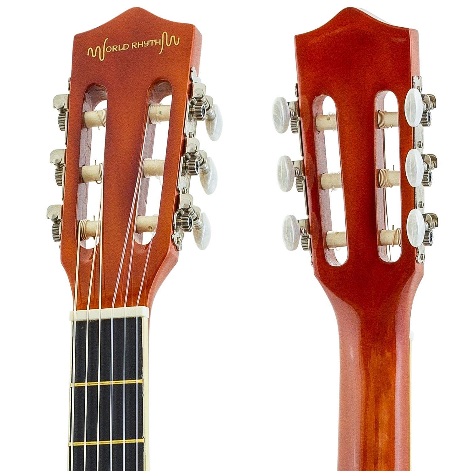 WR-203 Chitarra classica 4/4, Chitarra spagnola naturale per principianti, chitarra di dimensioni standard, ideale per bambini dai 12 anni in su