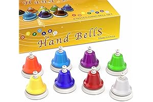 Facmogu Pat Bells Hand Bells Diatonic Rainbow Music Bells