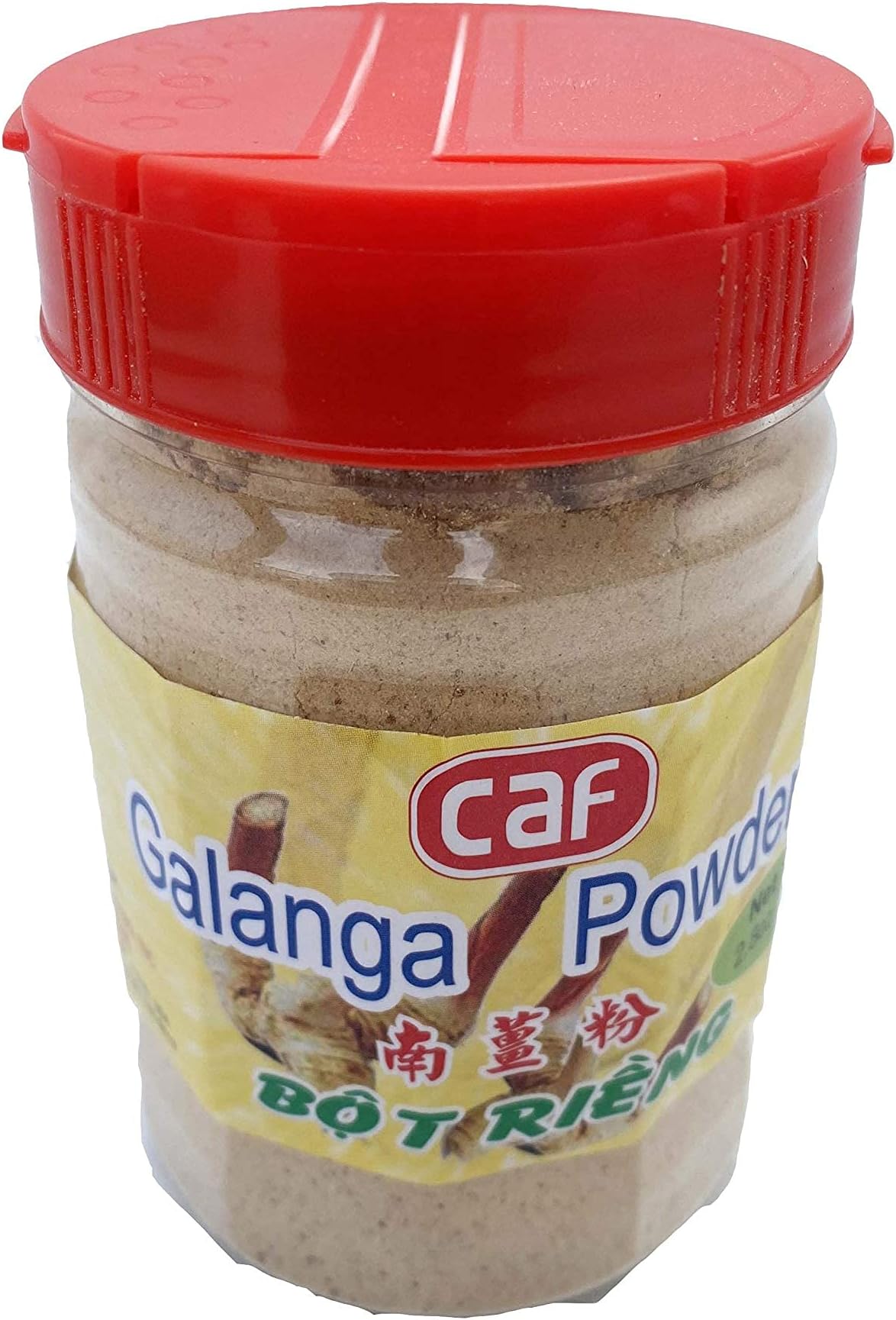 CAF Galanga Root Powder, Ground Dried Galangal Root, Bot Rieng, 2.8oz