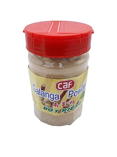 CAF Polvo de raíz de Galanga, raíz de galanga seca molida, Bot Rieng, 2.8 onzas