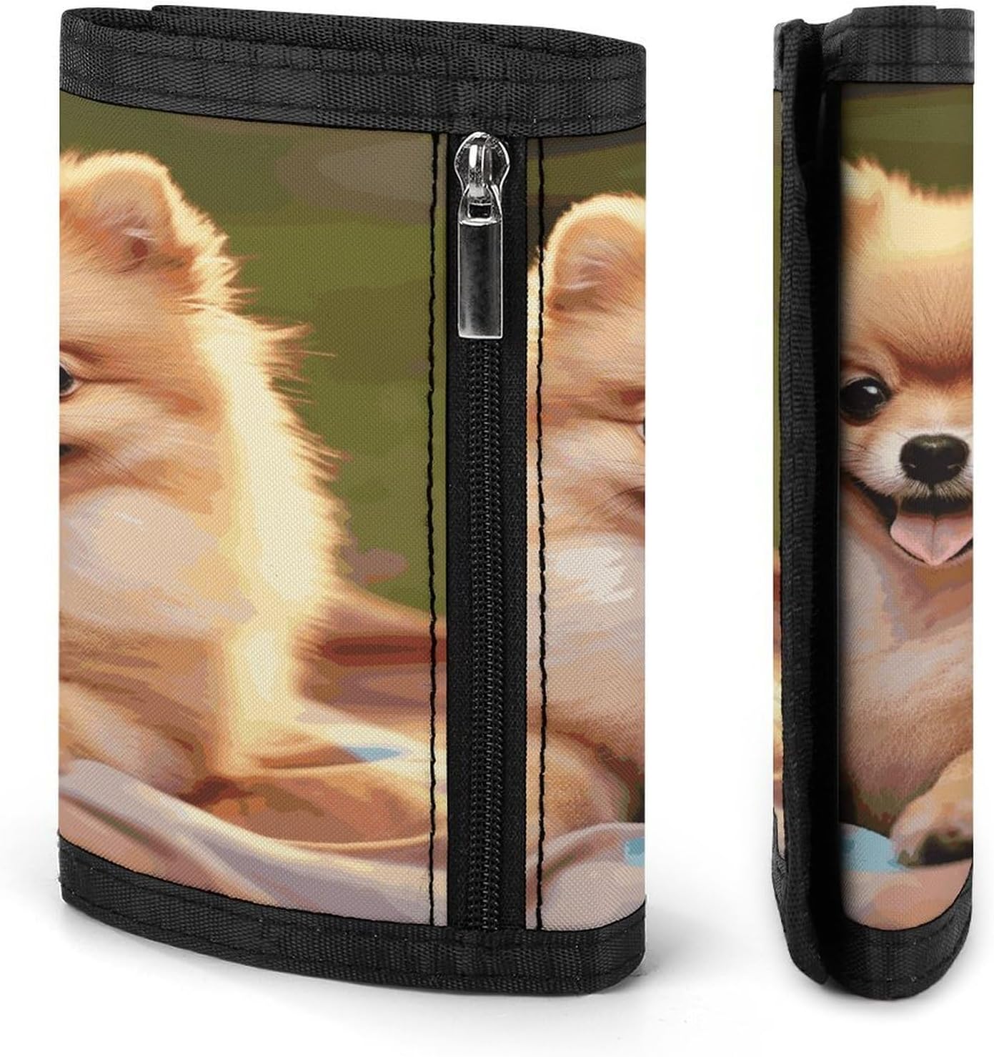 Stylish Trifold Wallet Slim Minimalist Front Pocket Cards Purse image 3