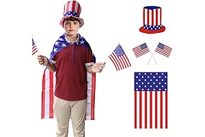 Small Red White and Blue Cape Sam Top Hat for 4th of...