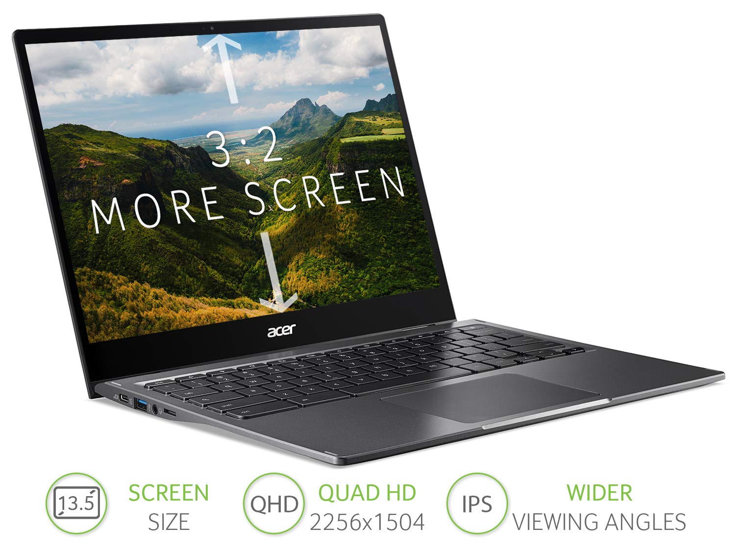 Acer Chromebook Spin 13 CP713-2W - (Intel Core i3-10110U
