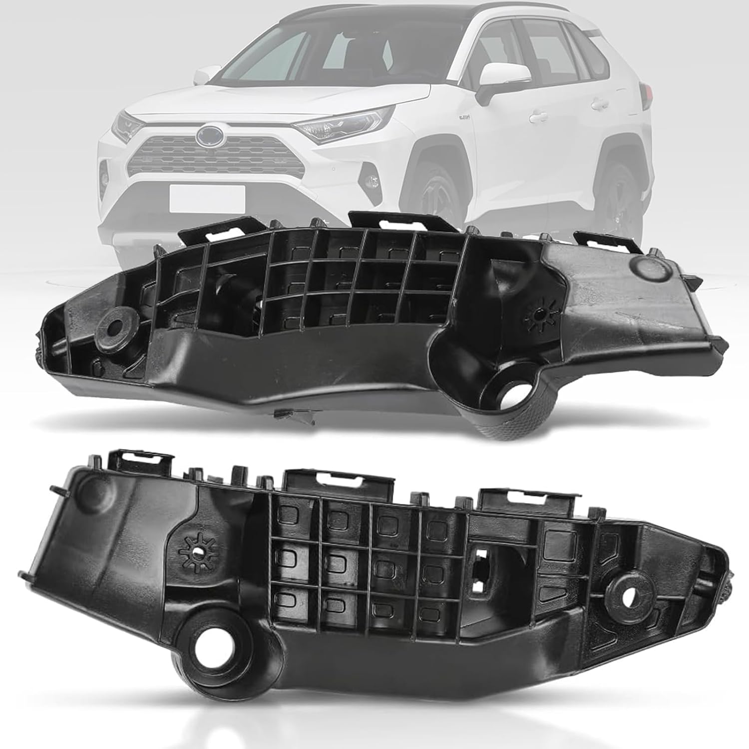 Front Bumper Bracket Retainer for Toyota RAV4 2013-2018, Replaces 52536-0R060, 52535-0R080