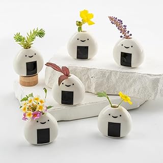 Sponsored You’re seeing this ad based on the product’s relevance to your search query.Learn more about this advertisement Handmade Mini Sushi Vases - Set of 6 Ceramic Japanese Style Ideal for Dried Flowers and Table Decoration in Home, Home Office or Desk