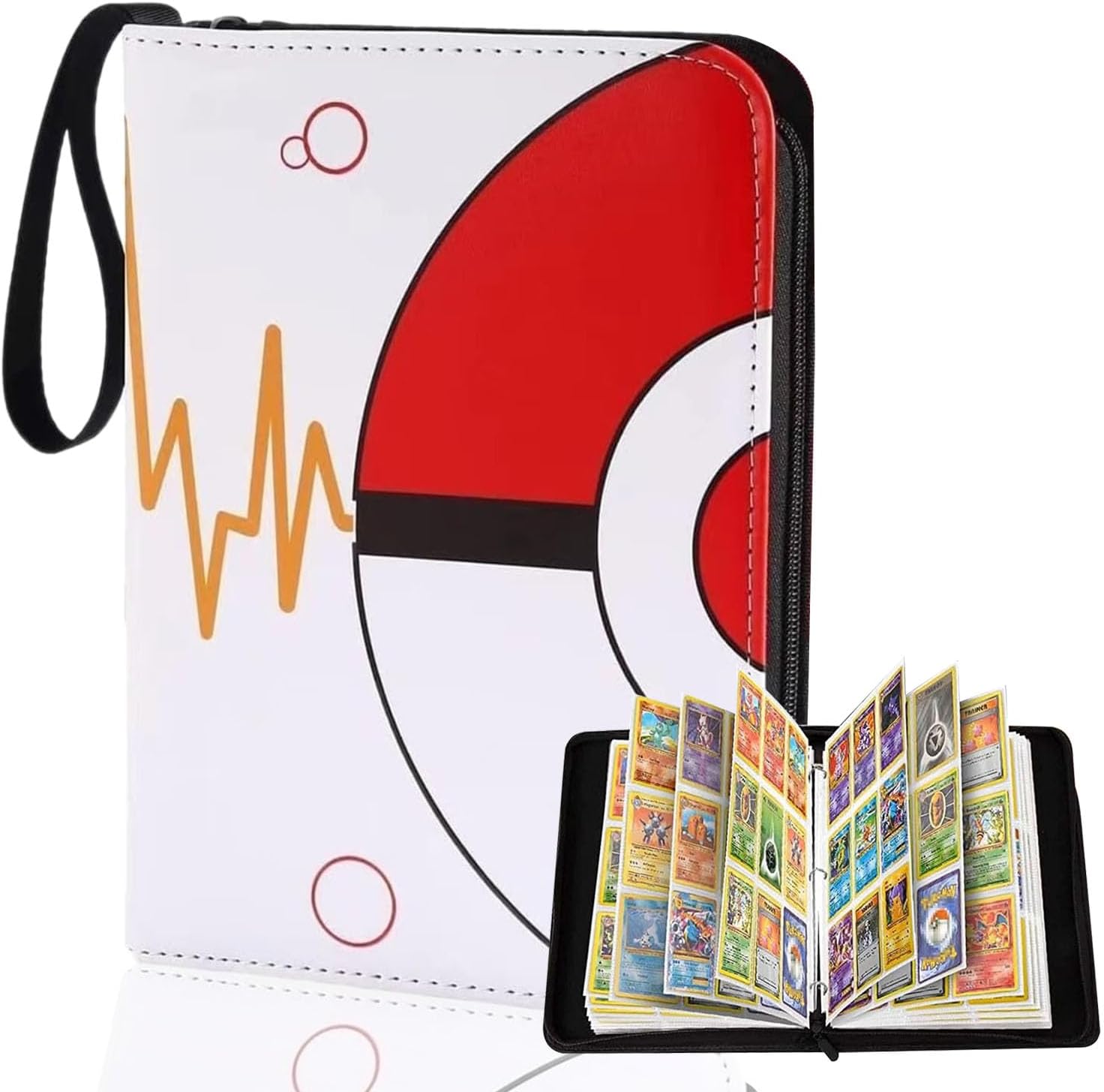 4 Pocket TCG Binder With Durable Waterproof Zipper