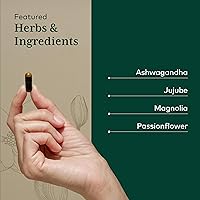 Vista 4 de Gaia Herbs PRO Sleep Maintenance - Salud suprarrenal y apoyo para dormir* - Suplemento con corteza de magnolia Ashwagandha y azufaifo Date - Vegano