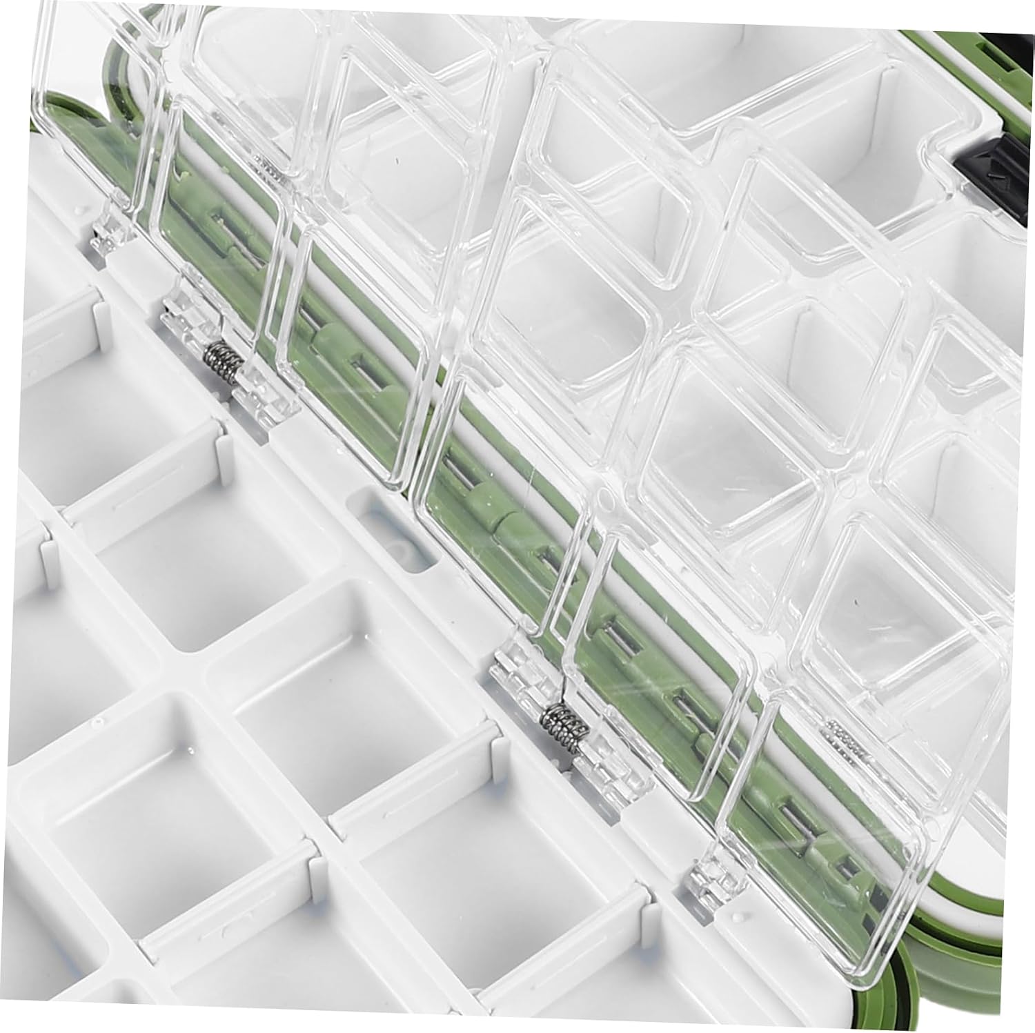 VANZACK Portable Fishing Lures Organizer Multi-Functional Bait Storage Container for Fishing Accessories Suitable for Anglers and Outdoor Activities