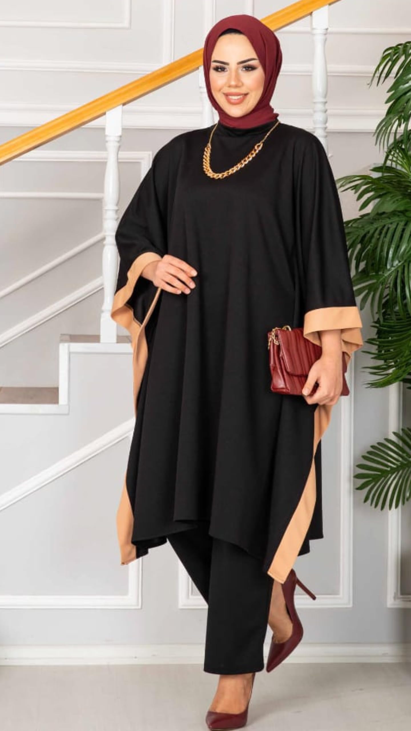 NAJMA Abaya,ensemble pantalon et haut,ensemble 2 piéce,Abaya manche kimono,Abaya ample,Abaya papillon,Abaya farahsa,abaya femme,abaya femme musulmane