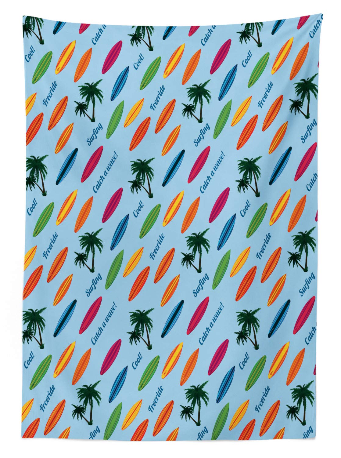 ABAKUHAUS Uccello Stampa Tovaglia, Surf Aloha Estate, Rettangolare per