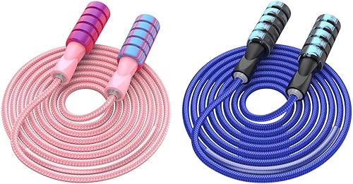 Miniatura 1 de Cuerda de saltar para mujeres y hombres, jumprope de fitness para mujeres, entrenamiento, cuerda de saltar ajustable para adultos