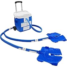 Polar Active Ice 3.0 Cold Therapy Ice Machine System with Programmable Timer, Two Knee and Joint Compression Pads, Lightweight 16 Quart Cooler, Quiet Pump, Strong Cryotherapy Pain Relief Treatment